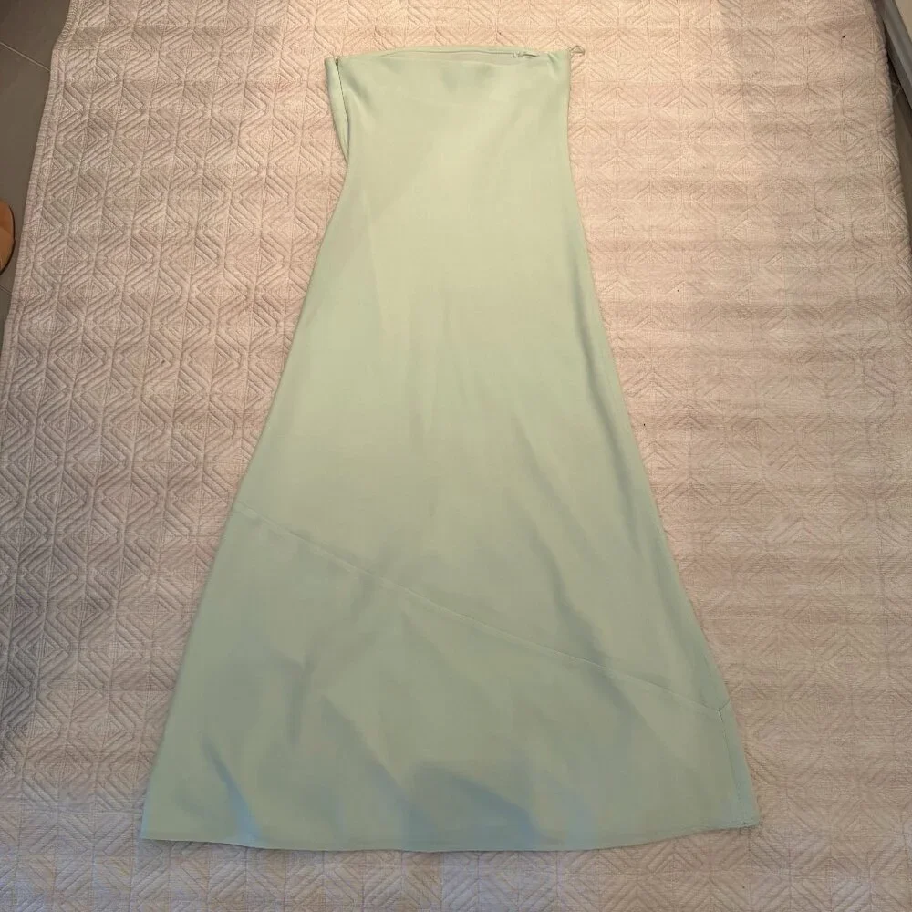 Mint Strapless Maxi Dress, Babaton, US XS - Picture 4 of 5